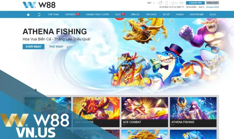 Cách chơi Athena Fishing W88 dễ thắng Cách chơi Athena Fishing W88 dễ thắng