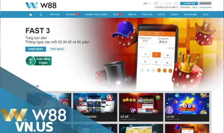 Fast 3 W88: thần tốc trả thưởng nên chọn Fast 3 W88: thần tốc trả thưởng nên chọn